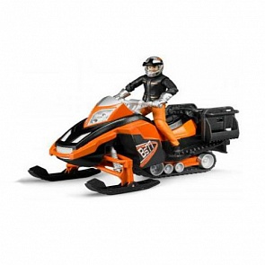 Bruder. Снегоход и фигурка водителя с аксессуарами (Bruder, 63-101)